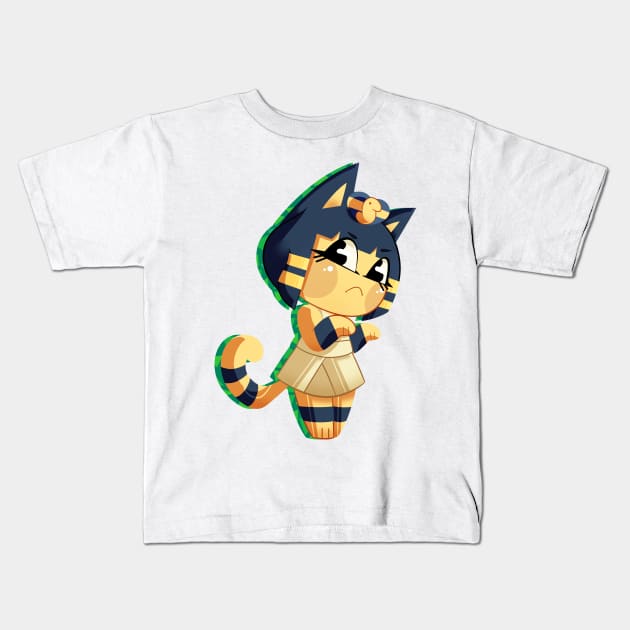 Ankha. Kids T-Shirt by scribblekisses